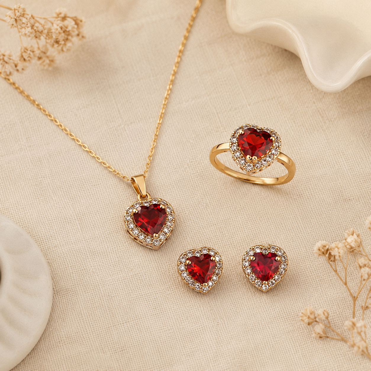 Red Pandora Set
