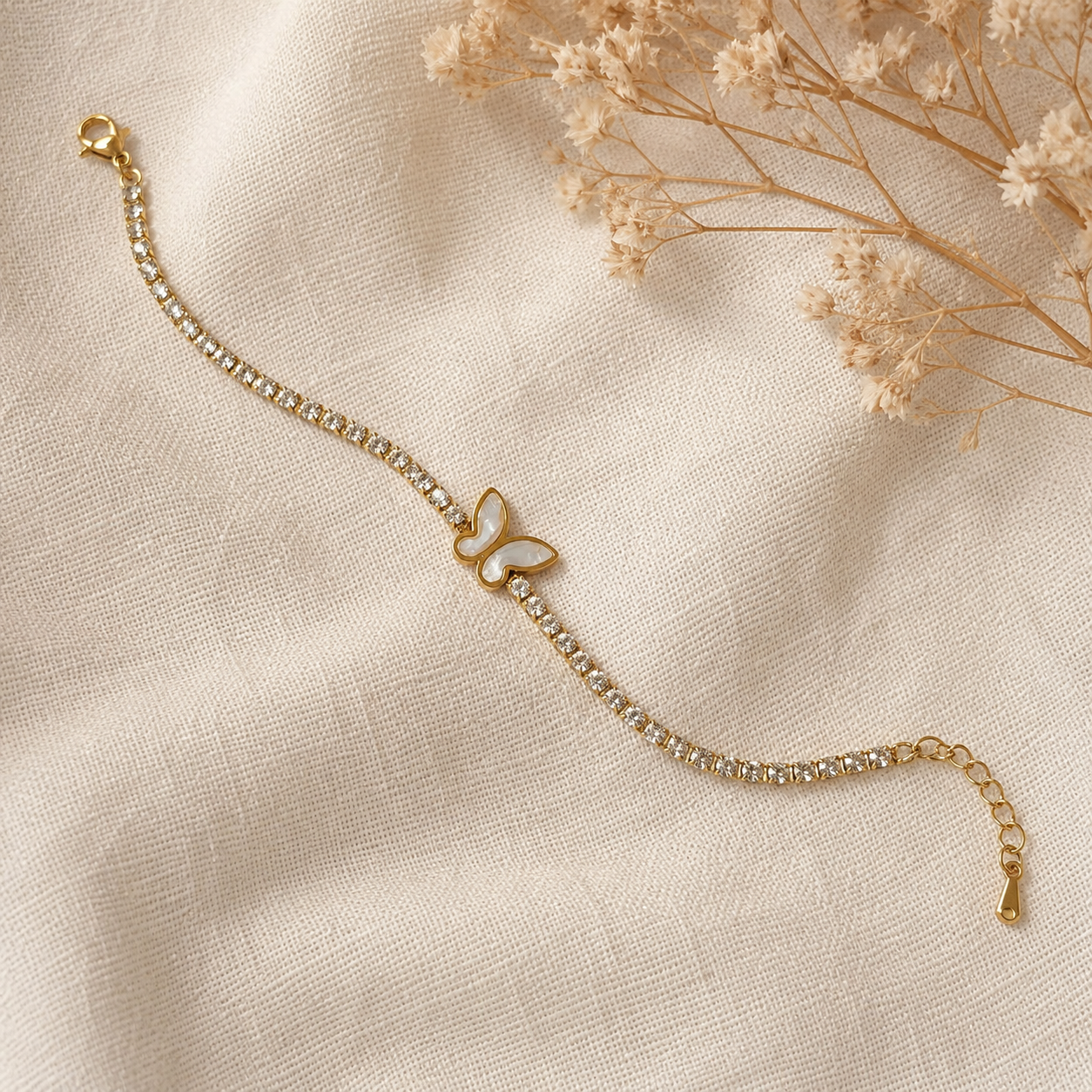 Butterfly Tennis Bracelet