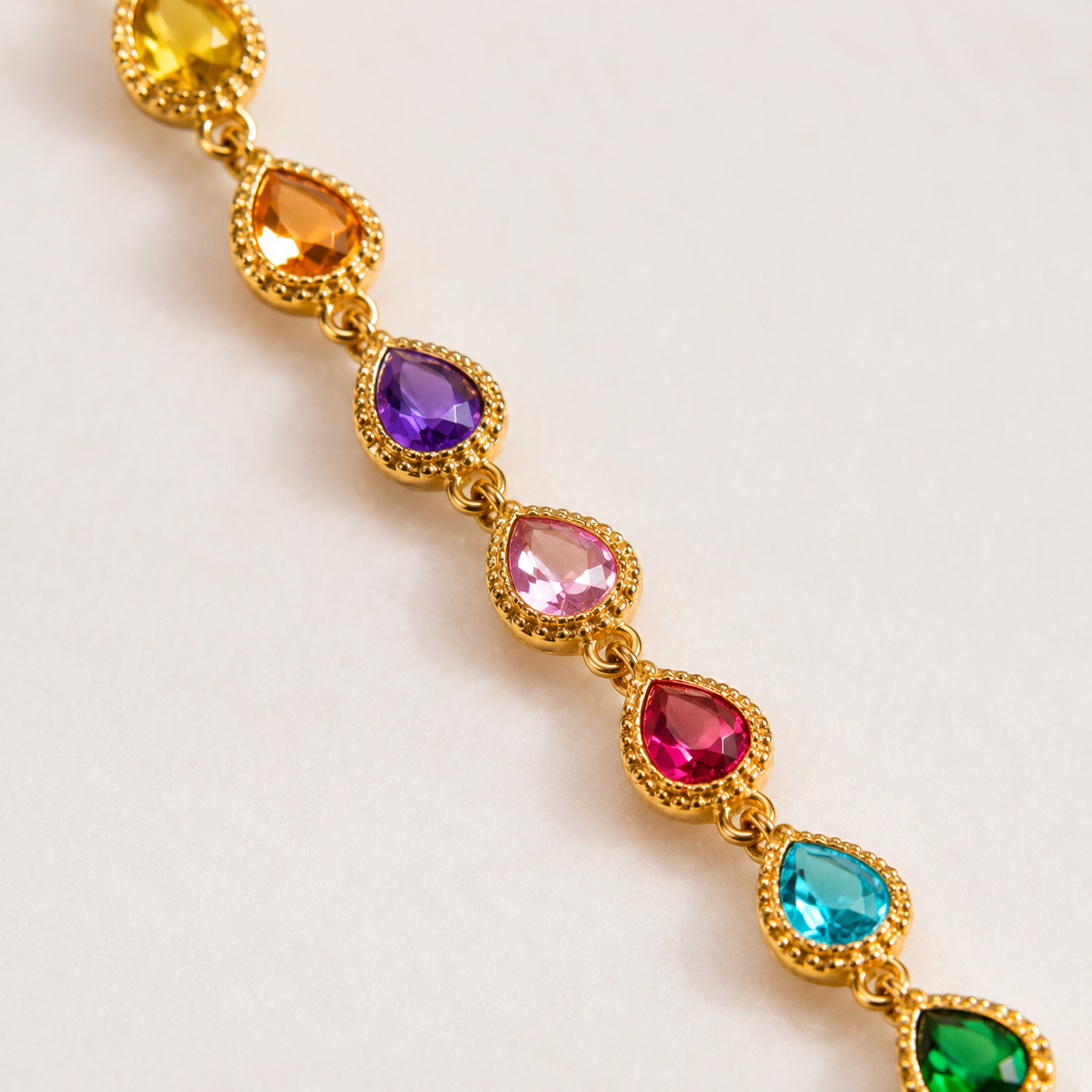 Rosé Prism Necklace