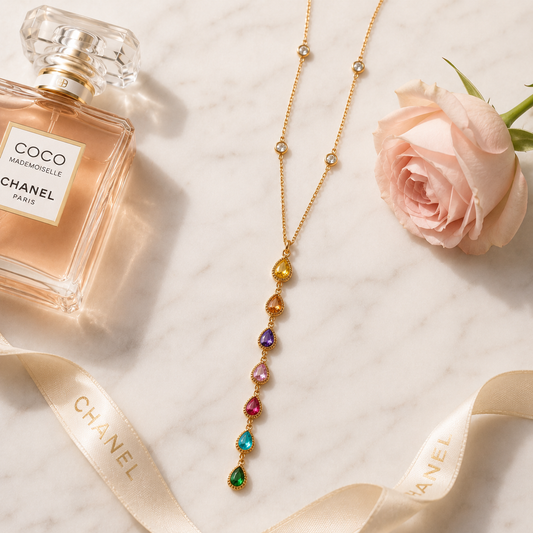 Rosé Prism Necklace