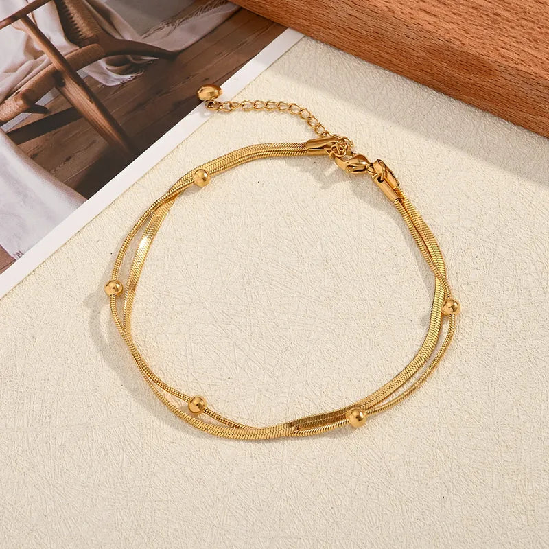 Snake Skin Beads Bracelet