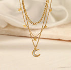 Moon Spell Triple Necklace