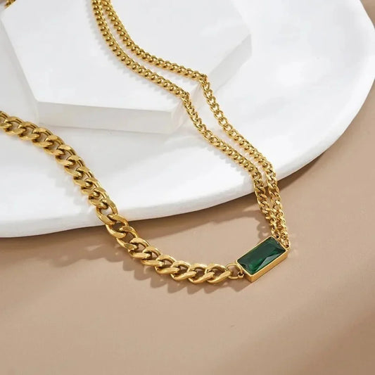 Green Stone Necklace