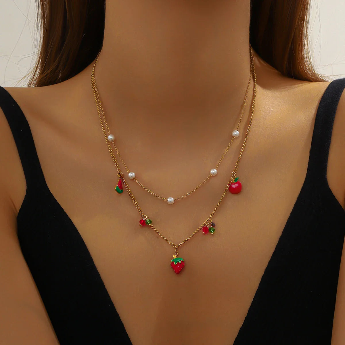Strawberry Necklace