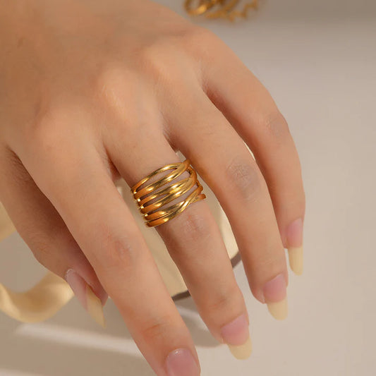 Etch Statement Ring
