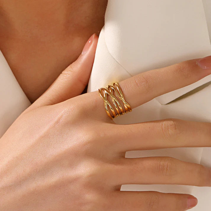 Etch Statement Ring
