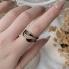 Kayla Enamel Open Ring