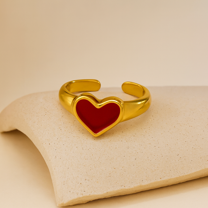 Antique heart Ring