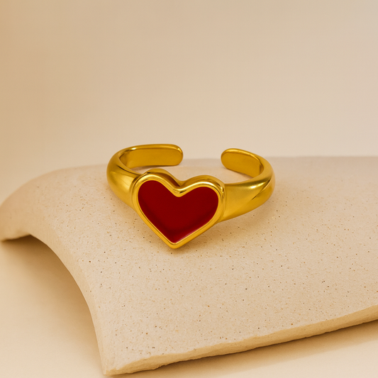 Antique heart Ring